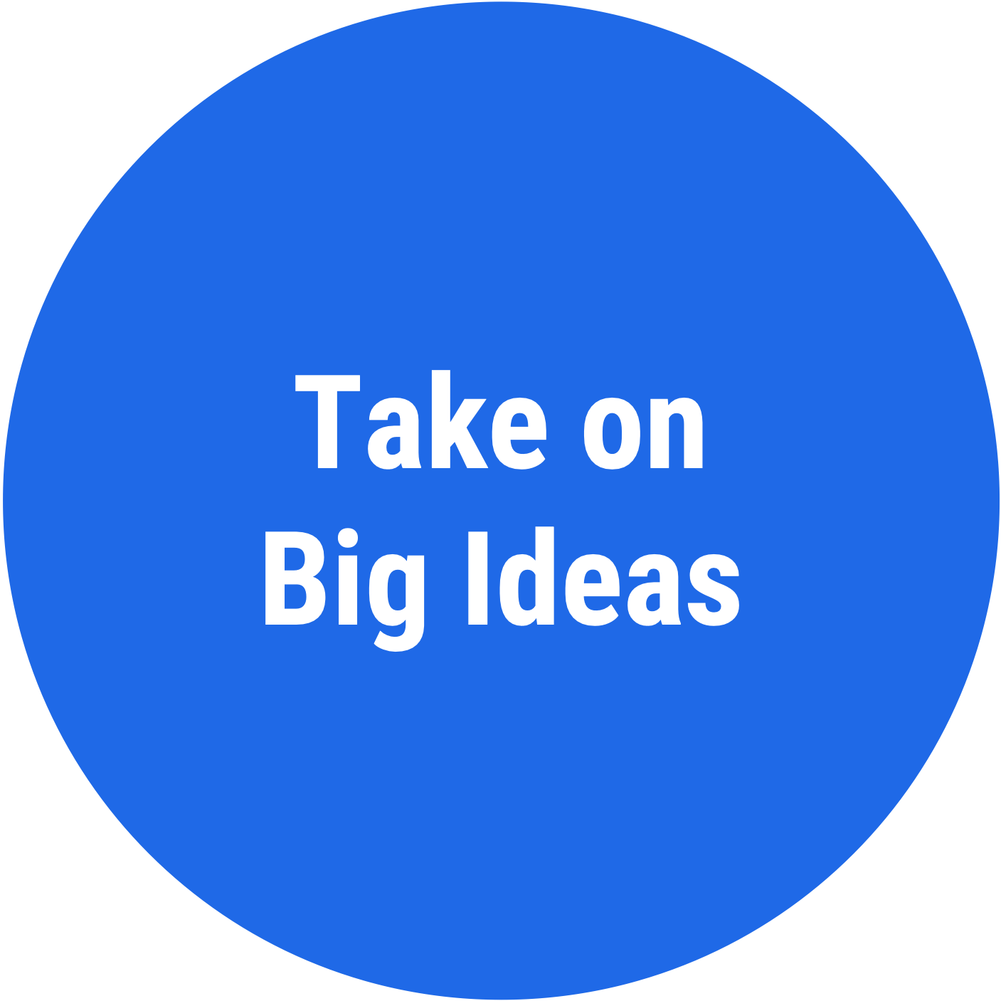 Take On Big Ideas Circle