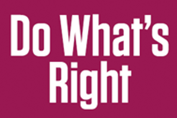 正しいことをする